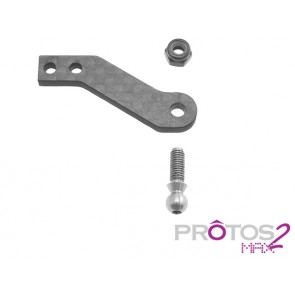 Protos Max V2 - Tail pitch carbon lever MSH71043# MSH